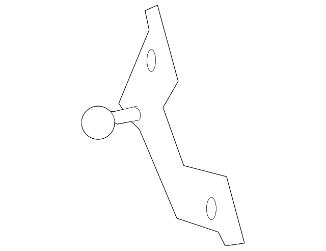 51-24-7-071-596 LIFT CYLINDER BRACKET, RIGHT