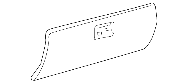 55551-35020-B0 Деталь GLOVE BOX DOOR