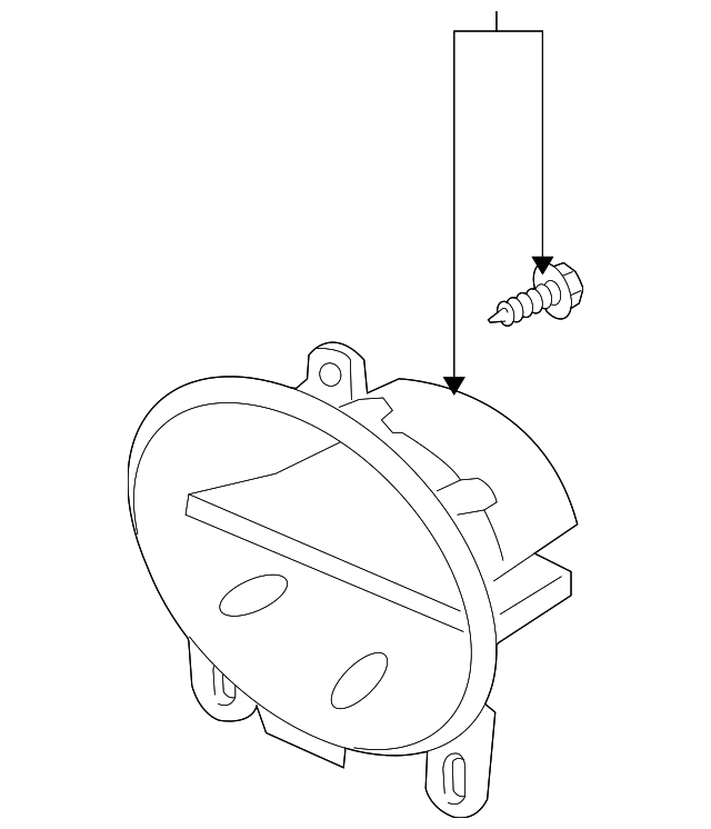 MN133670HC Деталь LAMP COVER, RIGHT