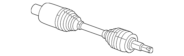 68248719AA AXLE SHAFT, LEFT