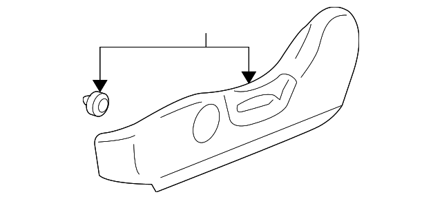 64115AJ21AWJ Деталь RECLINE COVER