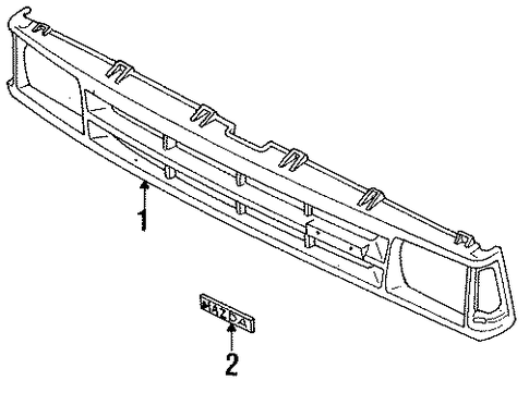 B2200 GRILLE & COMPONENTS