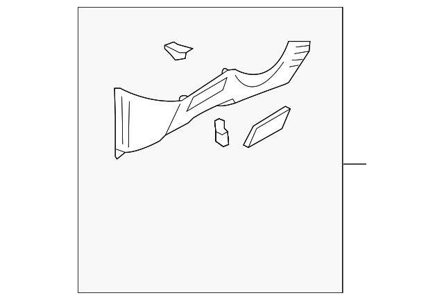 55302-AC010-B0 LOWER PANEL