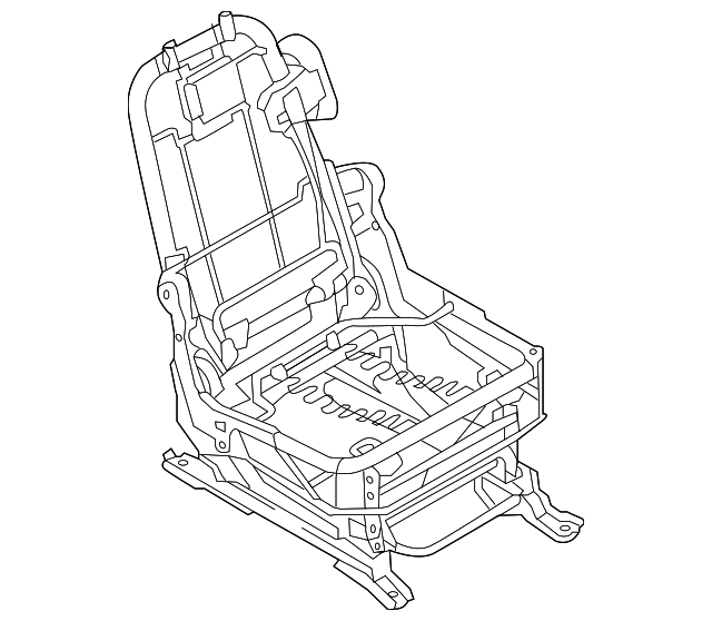 88314-1JA1C Деталь SEAT FRAME, RIGHT