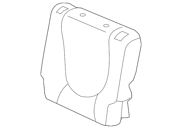 82122-SLN-A01ZC Деталь PAD & TRIM COVER, R. RR. SEAT-BACK *YR29