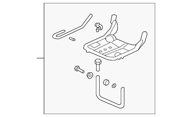 82136-SAA-013 Деталь FRAME, R. RR. SEAT CUSHION