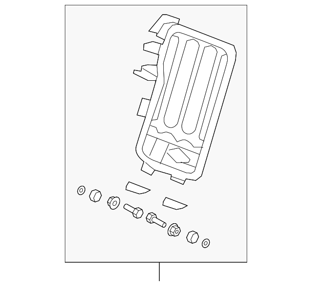 82126-SLN-A01 Деталь FRAME, R. RR. SEAT-BACK
