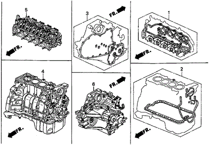 CL GASKET KIT - ENGINE ASSY.  - TRANSMISSION ASSY.