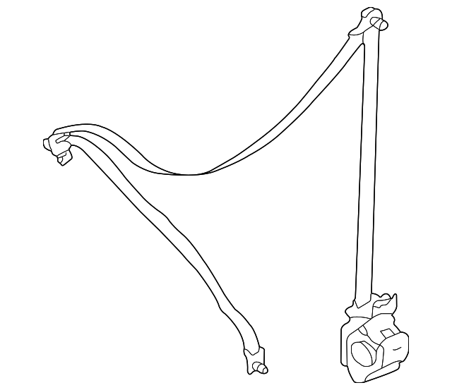 6L8Z-78611B08-AAB Деталь RETRACTOR ASSY, RIGHT
