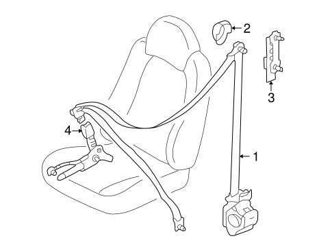 Escape FRONT SEAT BELTS