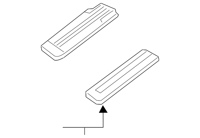 88590-3JA2A Деталь RAIL COVER, RIGHT