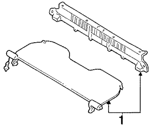 Escort INTERIOR TRIM - REAR BODY