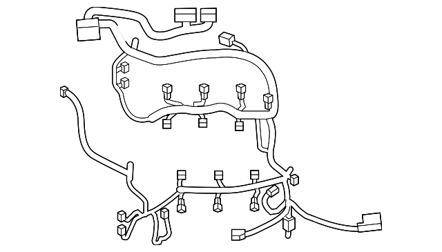 FU5Z-12A581-AJ Деталь ENGINE HARNESS