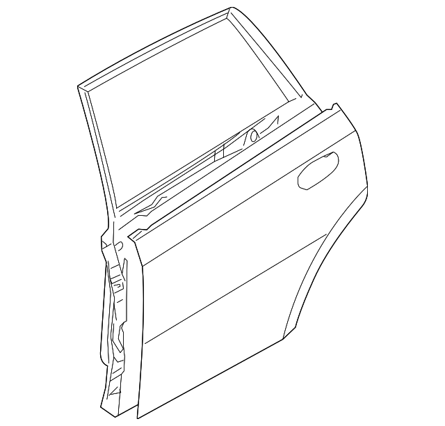 6800385Z30 Деталь DOOR SHELL, RIGHT