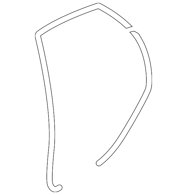 8466185Z00 Деталь W'STRIP ON BODY, RIGHT