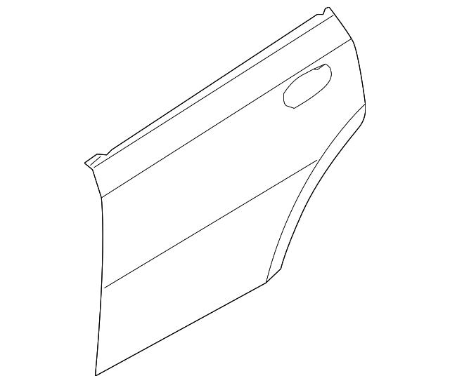 6871185Z11 Деталь OUTER PANEL, LEFT