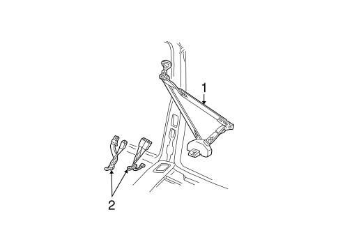 C1500 FRONT SEAT BELTS
