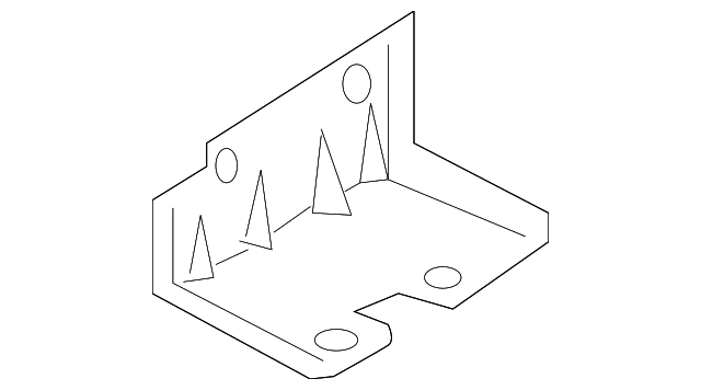 82963-ZB000 Деталь SWITCH BEZEL BRACKET, LEFT