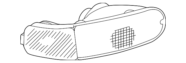 MR522566 LENS & HOUSING, RIGHT