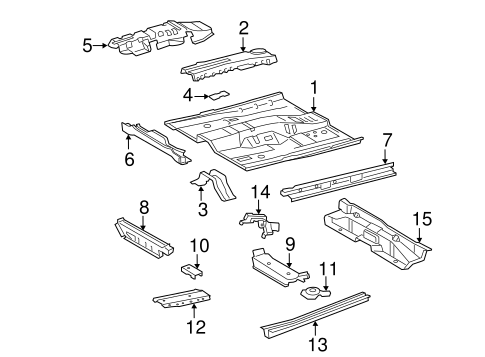Camry FLOOR & RAILS