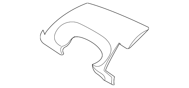 68107-CD00A Деталь UPPER PANEL, LEFT