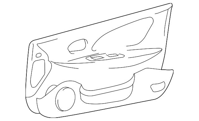 82370-3C500BT Деталь MAP POCKET, LEFT