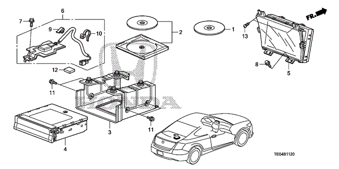 ELECTRICAL / EXHAUST / HEATER / FUEL/NAVIGATION SYSTEM for 2010 Honda ACCORD COUPE #1