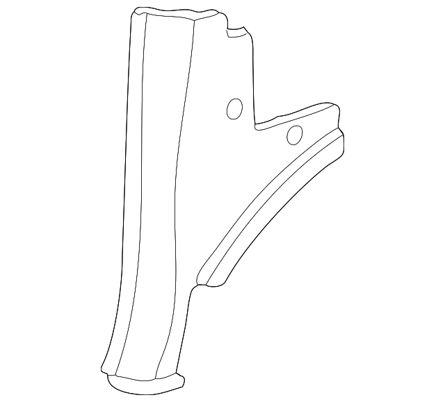 F2UZ1502345AAK Деталь COWL TRIM, LEFT