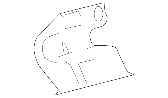 4L3Z16N470AA Деталь MOUNT BRACKET, LEFT