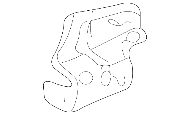 60214-S0X-A00ZZ Деталь BRACKET, R. FR. FENDER (LOWER)