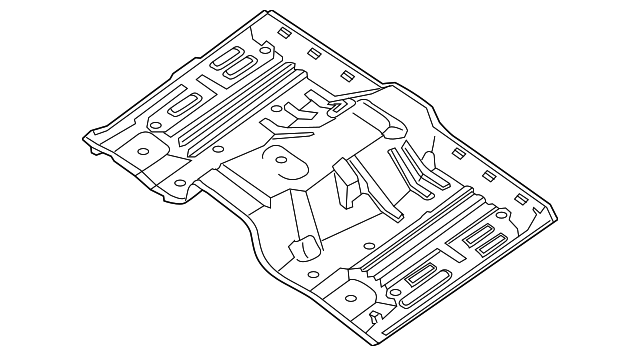 743127S030 Деталь FRONT FLOOR PAN
