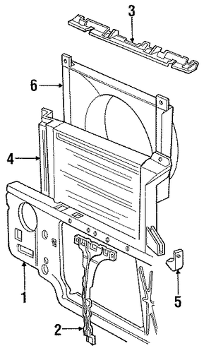 F-250 RADIATOR & COMPONENTS