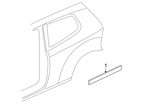 Rabbit EXTERIOR TRIM - QUARTER PANEL