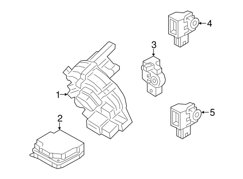 Genesis AIR BAG COMPONENTS
