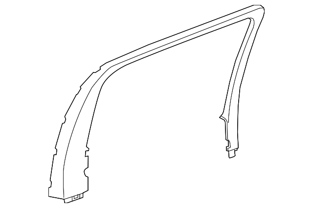 52020392 UPPER TRIM, LEFT