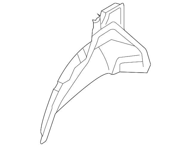 6341054L00 Деталь INNER WHEELHOUSE, RIGHT