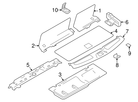 QX80 INTERIOR TRIM - REAR BODY