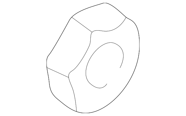 01225-0004U Деталь SIDE MARKER LAMP NUT, LEFT