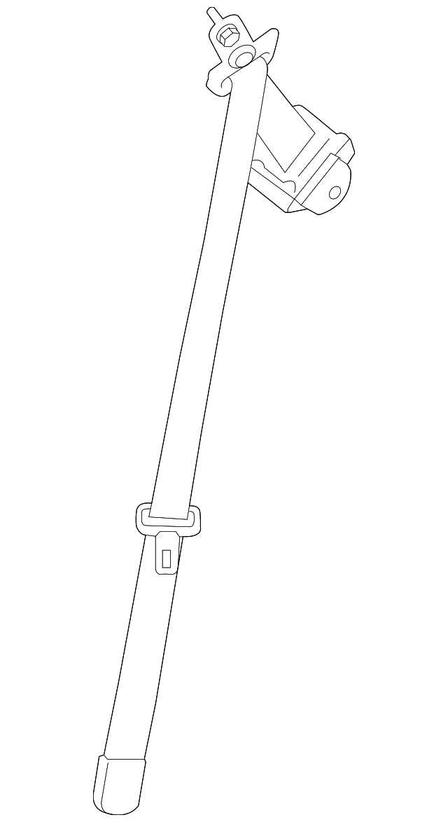 89810-B8500-NBC Деталь OUTER BELT ASSY, LEFT