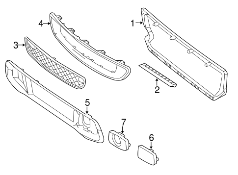 Fortwo GRILLE & COMPONENTS