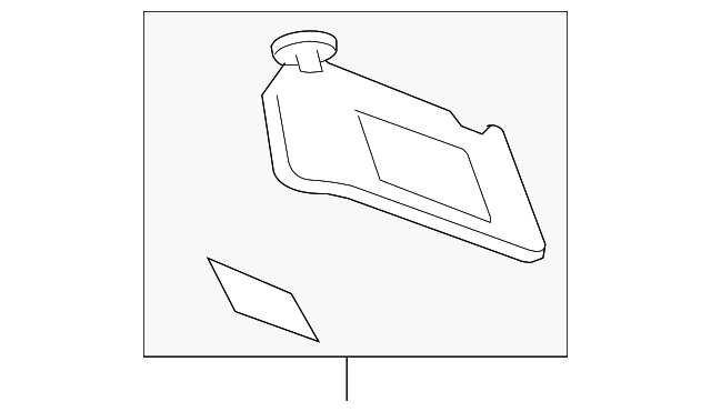 8480178J11 Деталь SUNVISOR, RIGHT
