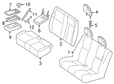 Sprinter 3500 FRONT SEAT COMPONENTS 2