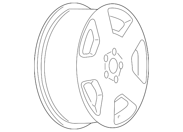 9598242 WHEEL, ALLOY