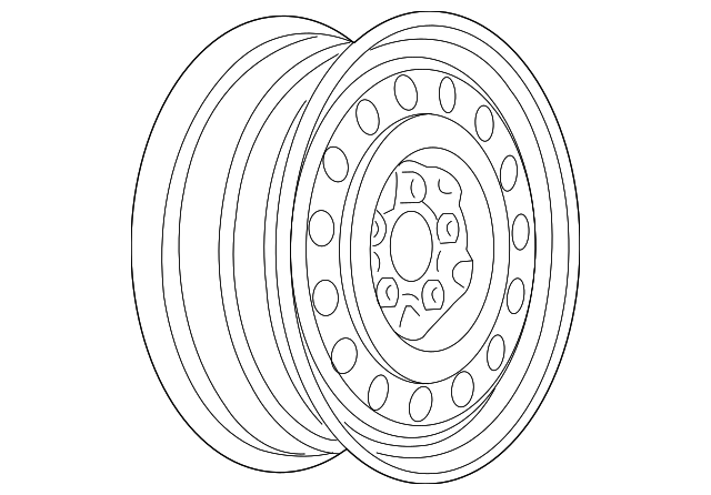9598749 WHEEL, STEEL