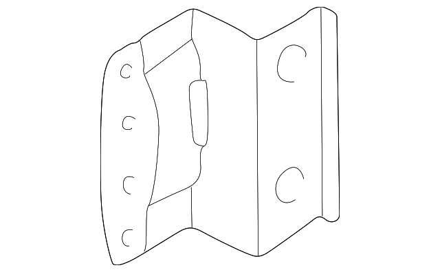 3B5-880-314-A Деталь RETAINING BRKT, RIGHT