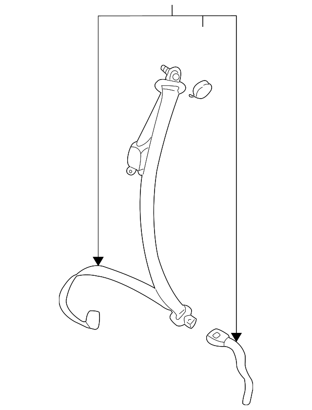 64669FA801EM Деталь BELT & RETRACTOR, RIGHT