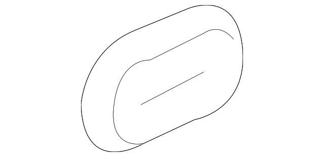 10391817 UPR CTR PLR TRIM CAP, RIGHT