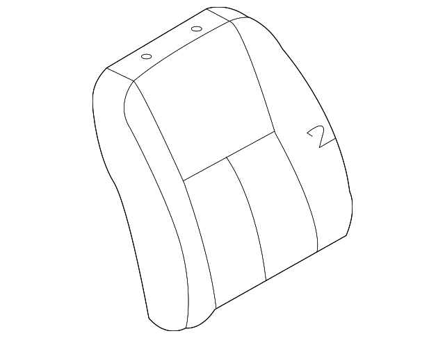 87620AM200 Деталь SEAT BACK COVER, RIGHT