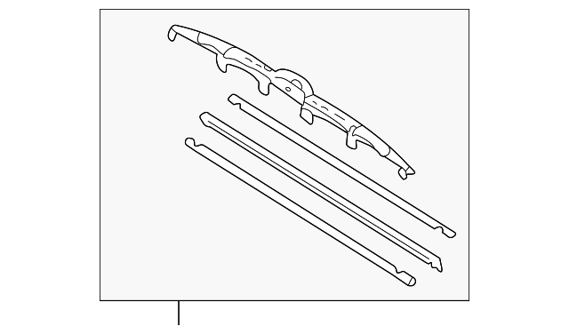 85212-04012 WIPER BLADE, RIGHT