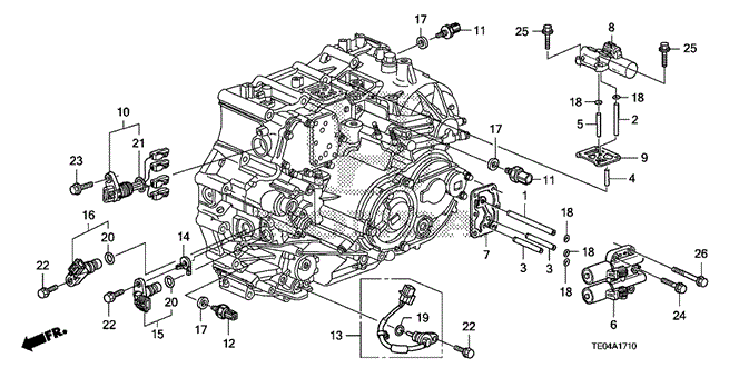 TRANSMISSION - AUTOMATIC/AT SENSOR - SOLENOID (V6) for 2011 Honda ACCORD COUPE #1